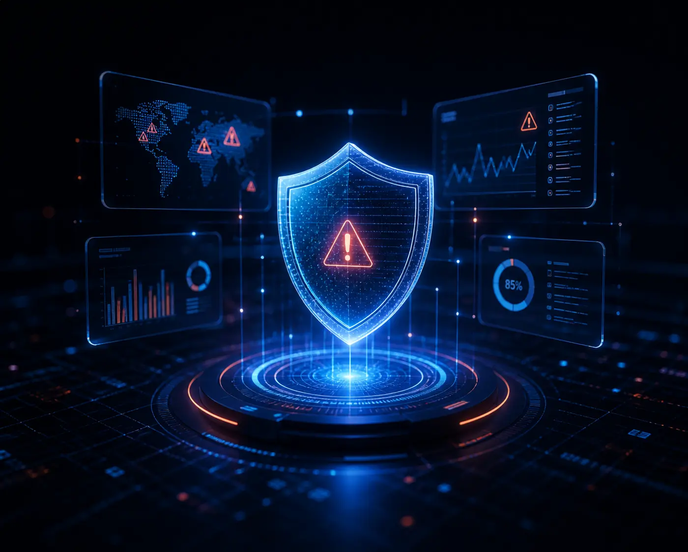 Scrolling code and data streams representing risk visibility